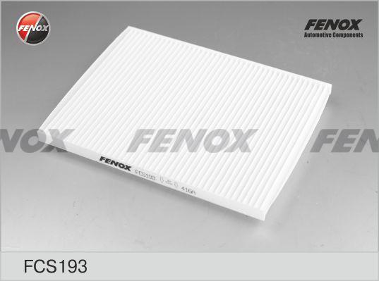 Fenox FCS193 Фільтр салону FCS193: Купити в Україні - Добра ціна на EXIST.UA!