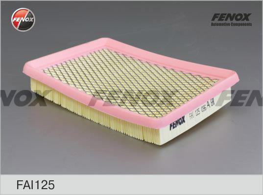Fenox FAI125 Повітряний фільтр FAI125: Приваблива ціна - Купити в Україні на EXIST.UA!