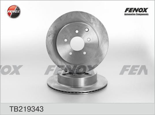 Fenox TB219343 Диск гальмівний задній вентильований TB219343: Купити в Україні - Добра ціна на EXIST.UA!