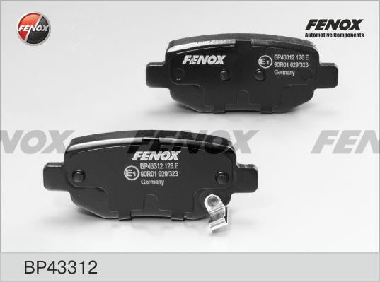 Fenox BP43312 Гальмівні колодки, комплект BP43312: Приваблива ціна - Купити в Україні на EXIST.UA!
