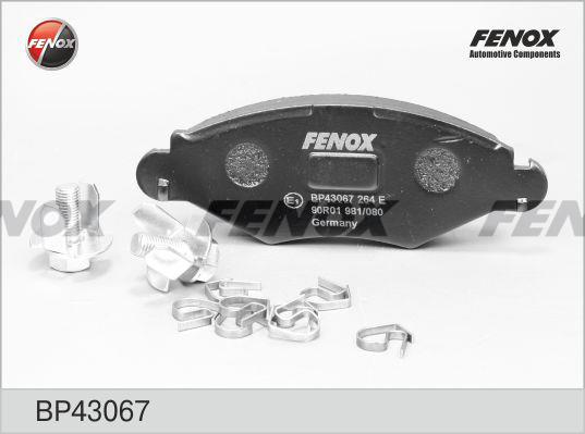 Fenox BP43067 Гальмівні колодки, комплект BP43067: Купити в Україні - Добра ціна на EXIST.UA!