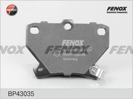 Fenox BP43035 Гальмівні колодки, комплект BP43035: Купити в Україні - Добра ціна на EXIST.UA!