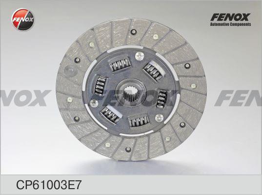 Fenox CP61003E7 Диск зчеплення CP61003E7: Купити в Україні - Добра ціна на EXIST.UA!