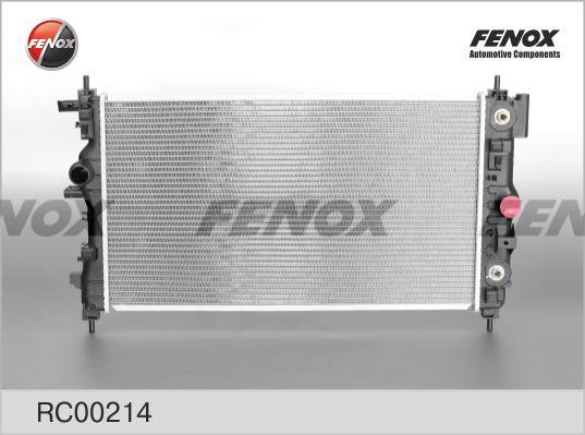 Fenox RC00214 Радіатор, система охолодження двигуна RC00214: Купити в Україні - Добра ціна на EXIST.UA!