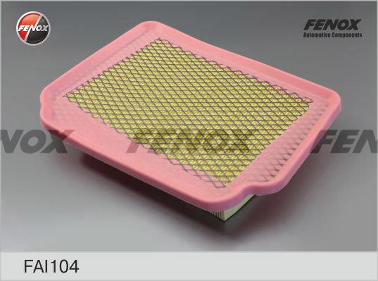 Fenox FAI104 Повітряний фільтр FAI104: Приваблива ціна - Купити в Україні на EXIST.UA!
