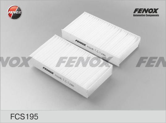 Fenox FCS195 Фільтр салону FCS195: Купити в Україні - Добра ціна на EXIST.UA!