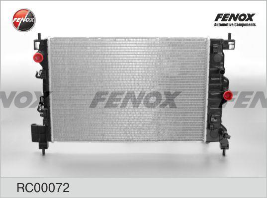Fenox RC00072 Радіатор, система охолодження двигуна RC00072: Купити в Україні - Добра ціна на EXIST.UA!