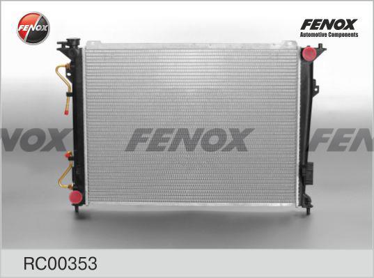Fenox RC00353 Радіатор, система охолодження двигуна RC00353: Приваблива ціна - Купити в Україні на EXIST.UA!