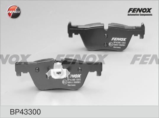 Fenox BP43300 Гальмівні колодки, комплект BP43300: Купити в Україні - Добра ціна на EXIST.UA!