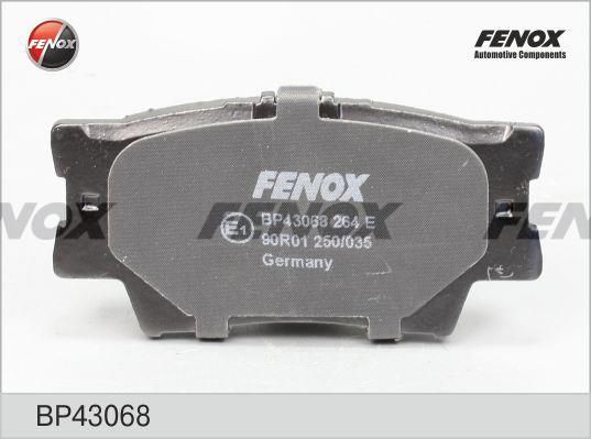 Fenox BP43068 Гальмівні колодки, комплект BP43068: Купити в Україні - Добра ціна на EXIST.UA!