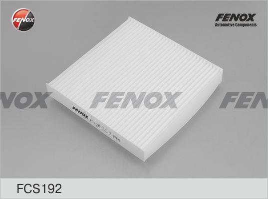 Fenox FCS192 Фільтр салону FCS192: Приваблива ціна - Купити в Україні на EXIST.UA!