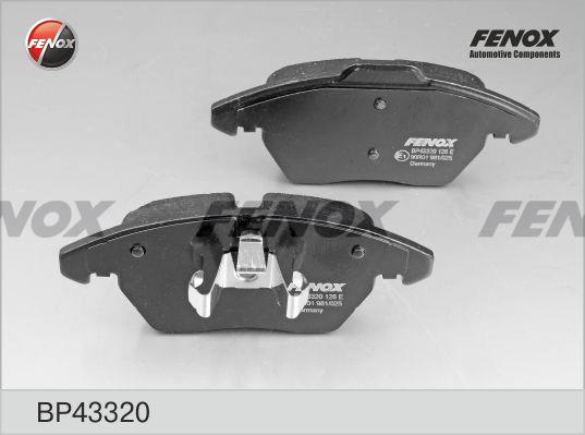 Fenox BP43320 Гальмівні колодки, комплект BP43320: Купити в Україні - Добра ціна на EXIST.UA!