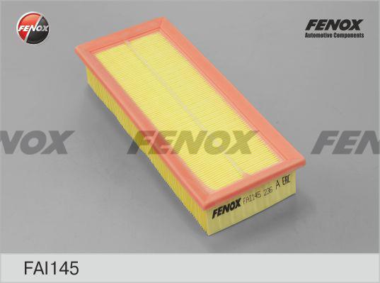 Fenox FAI145 Повітряний фільтр FAI145: Купити в Україні - Добра ціна на EXIST.UA!