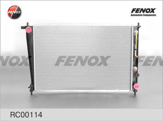 Fenox RC00114 Радіатор, система охолодження двигуна RC00114: Купити в Україні - Добра ціна на EXIST.UA!