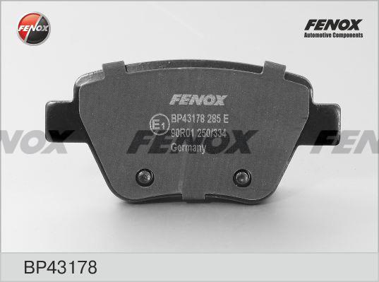 Fenox BP43178 Гальмівні колодки, комплект BP43178: Купити в Україні - Добра ціна на EXIST.UA!