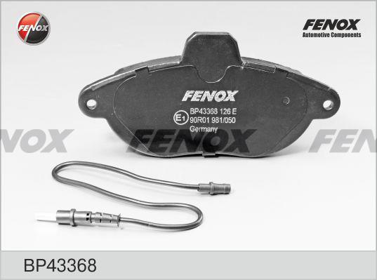 Fenox BP43368 Гальмівні колодки, комплект BP43368: Купити в Україні - Добра ціна на EXIST.UA!