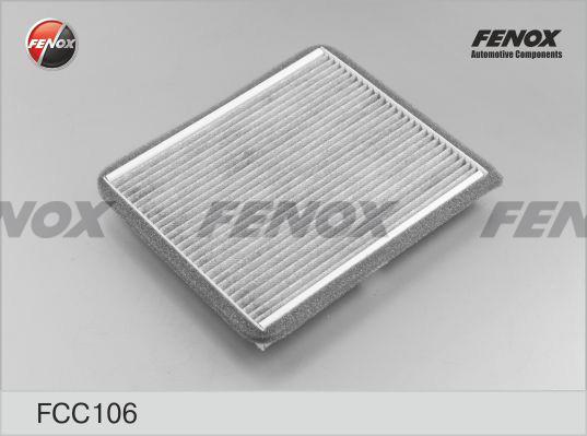 Fenox FCC106 Фільтр салону з активованим вугіллям FCC106: Приваблива ціна - Купити в Україні на EXIST.UA!