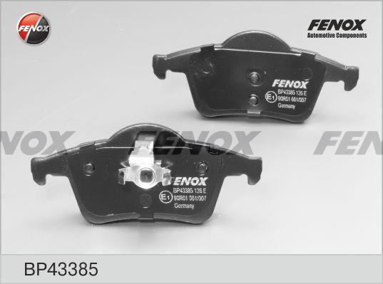 Fenox BP43385 Гальмівні колодки, комплект BP43385: Купити в Україні - Добра ціна на EXIST.UA!