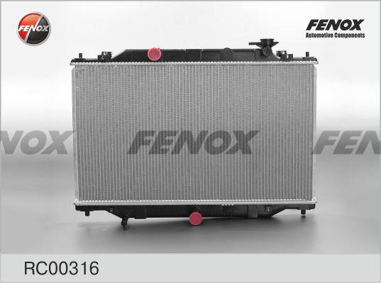 Fenox RC00316 Радіатор, система охолодження двигуна RC00316: Купити в Україні - Добра ціна на EXIST.UA!