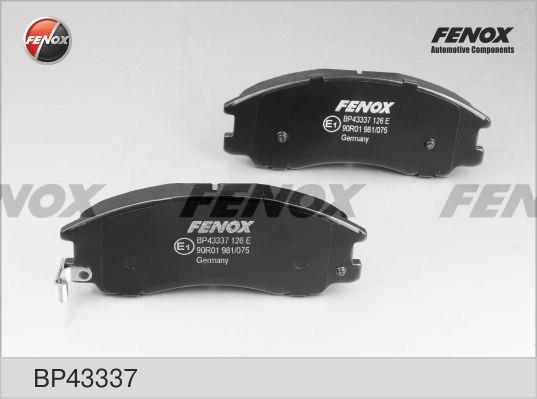 Fenox BP43337 Гальмівні колодки, комплект BP43337: Купити в Україні - Добра ціна на EXIST.UA!