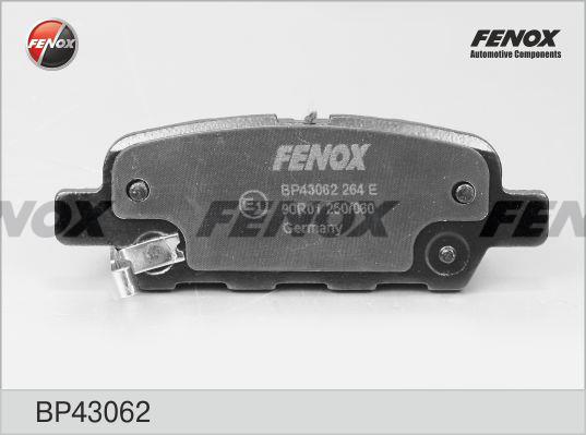 Fenox BP43062 Гальмівні колодки, комплект BP43062: Купити в Україні - Добра ціна на EXIST.UA!