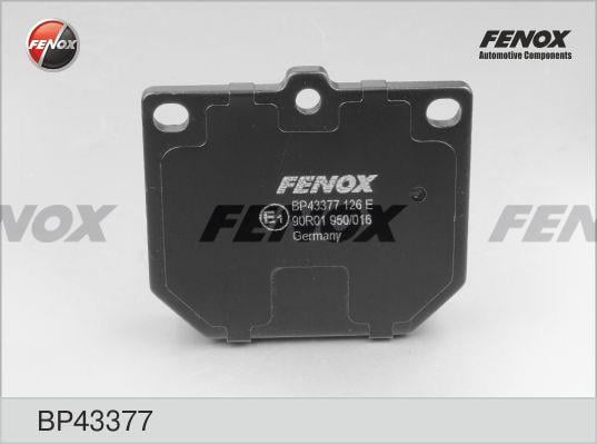 Fenox BP43377 Гальмівні колодки, комплект BP43377: Купити в Україні - Добра ціна на EXIST.UA!