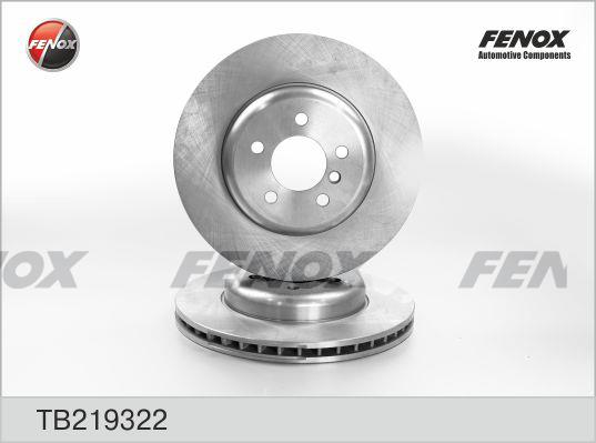 Fenox TB219322 Диск гальмівний передній вентильований TB219322: Купити в Україні - Добра ціна на EXIST.UA!