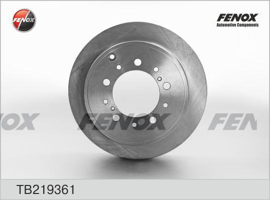 Fenox TB219361 Диск гальмівний задній вентильований TB219361: Купити в Україні - Добра ціна на EXIST.UA!