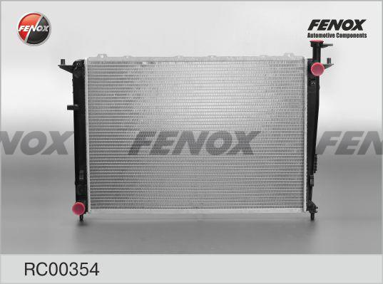 Fenox RC00354 Радіатор, система охолодження двигуна RC00354: Купити в Україні - Добра ціна на EXIST.UA!