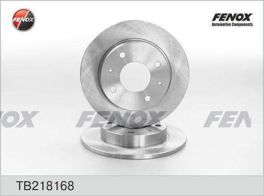 Fenox TB218168 Диск гальмівний задній невентильований TB218168: Приваблива ціна - Купити в Україні на EXIST.UA!
