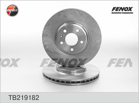 Fenox TB219182 Диск гальмівний передній вентильований TB219182: Купити в Україні - Добра ціна на EXIST.UA!