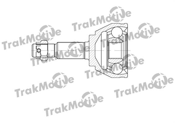 TrakMotive 40-0593 Комплект шарнірів, приводний вал 400593: Купити в Україні - Добра ціна на EXIST.UA!