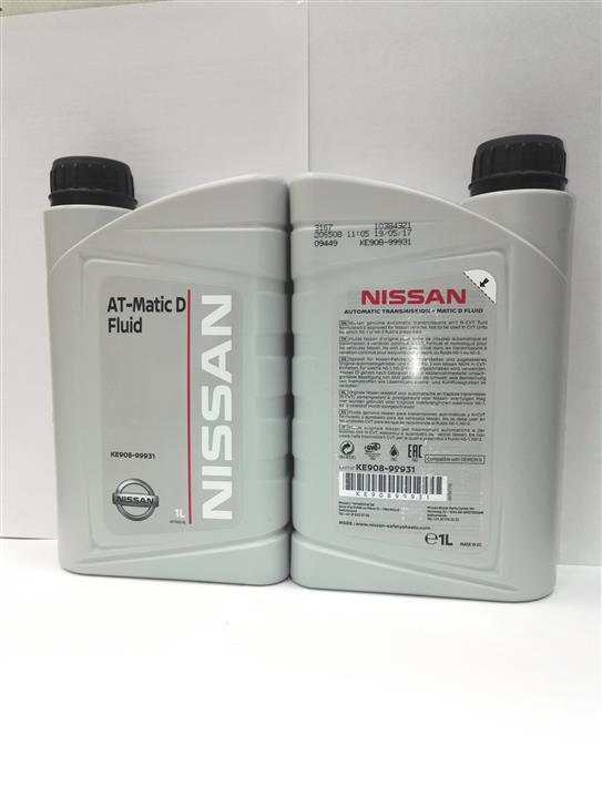 Олива трансміссійна Nissan ATF Matic Fluid D, 1л Nissan KE908-99931