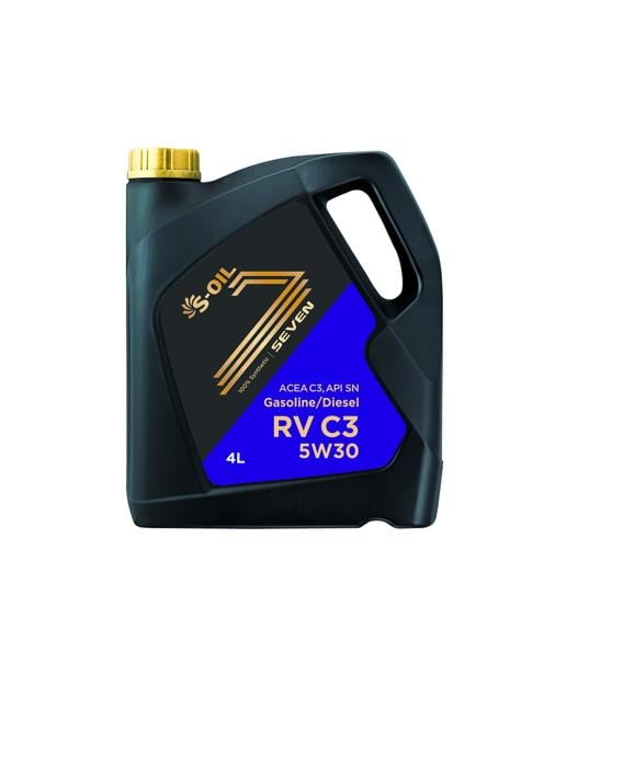S-Oil SRVC5304 Моторна олива S-Oil SEVEN RV C3 5W-30, 4л SRVC5304: Купити в Україні - Добра ціна на EXIST.UA!
