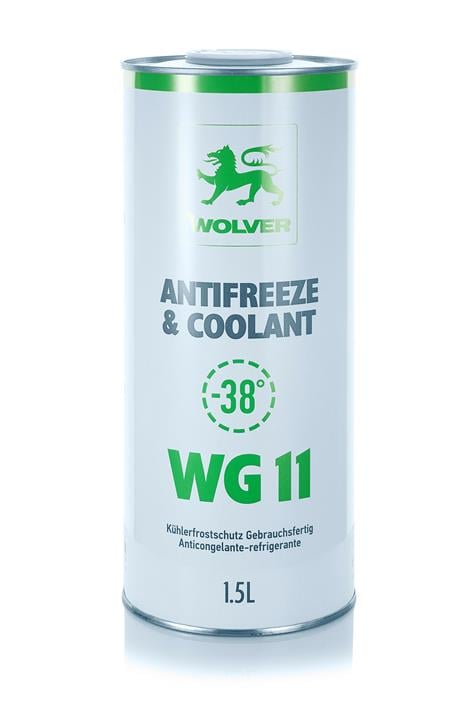 Wolver 4260360944222 Антифриз Antifreeze/Coolant WG11 Ready for use зелений, 1,5 л 4260360944222: Приваблива ціна - Купити в Україні на EXIST.UA!