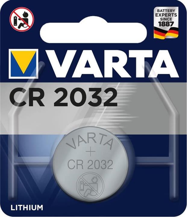 Varta 06032101401 Батарейка CR 2032 BLI 1 Lithium 06032101401: Приваблива ціна - Купити в Україні на EXIST.UA!