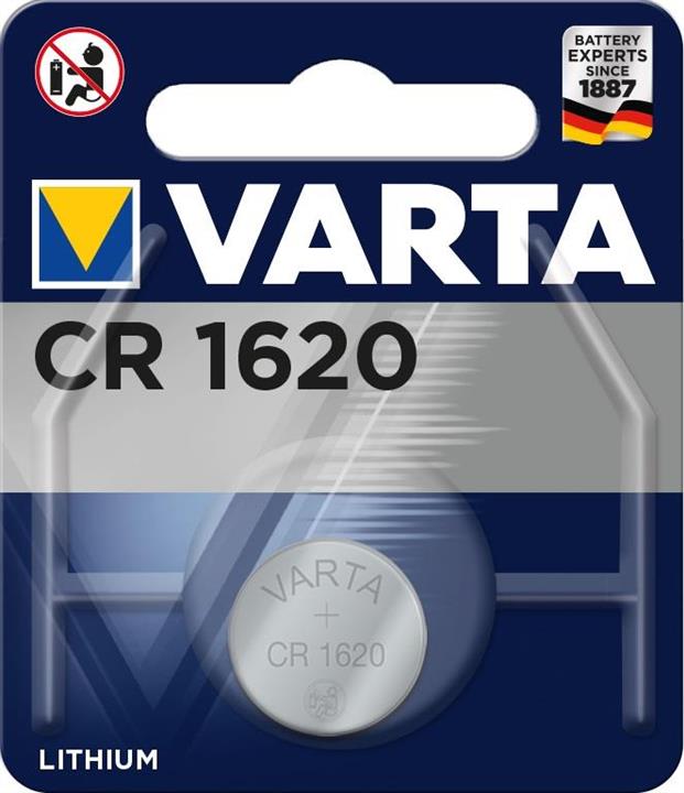 Varta 06620101401 Батарейка CR 1620 BLI 1 Lithium 06620101401: Купити в Україні - Добра ціна на EXIST.UA!