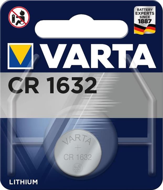 Varta 06632101401 Батарейка CR 1632 Lithium, 1шт 06632101401: Купити в Україні - Добра ціна на EXIST.UA!