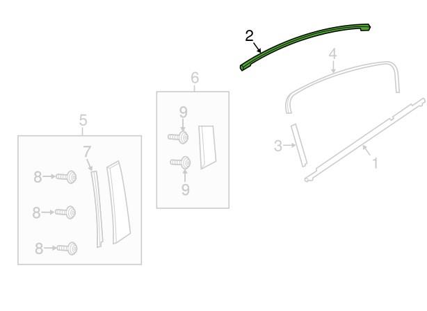 GHK150995H Mazda Накладка двери