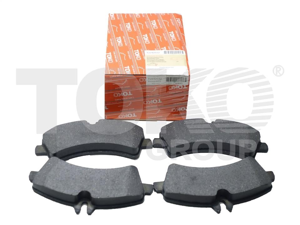 T2242032 Toko Тормозные колодки дисковые задние, комплект