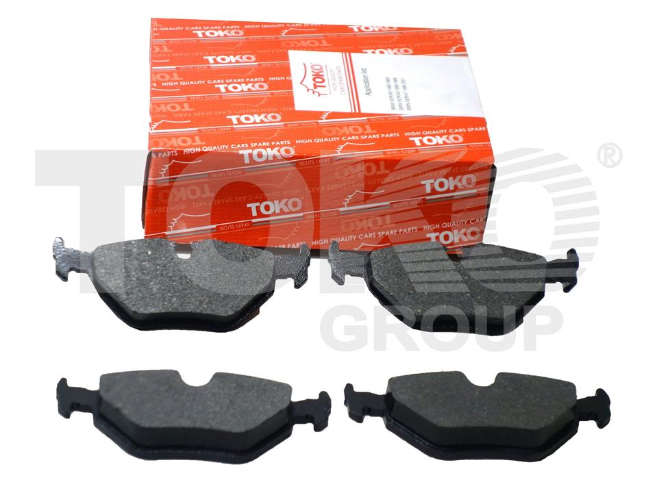 Toko T2234006L Гальмівні колодки задні, комплект T2234006L: Купити в Україні - Добра ціна на EXIST.UA!