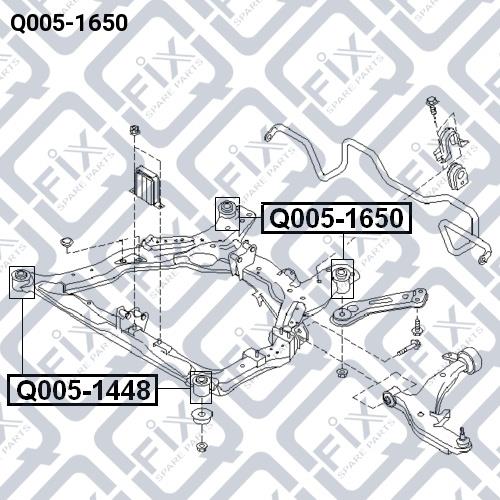 Сайлентблок Q-fix Q005-1650
