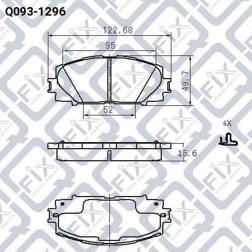Купити Q-fix Q093-1296 за низькою ціною в Україні!