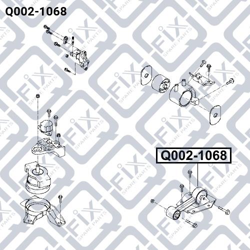 Подушка двигуна Q-fix Q002-1068