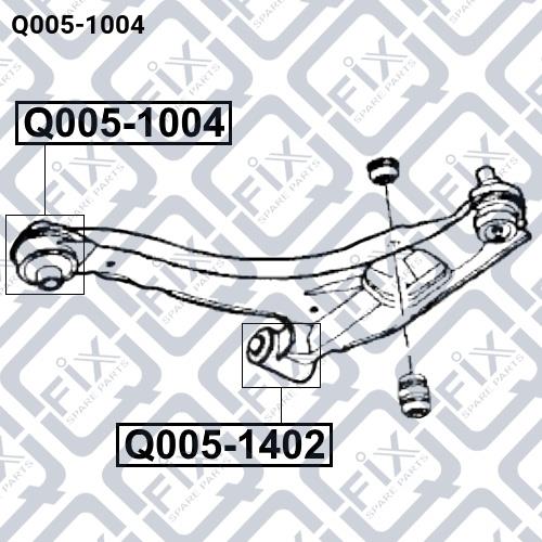 Сайлентблок Q-fix Q005-1004