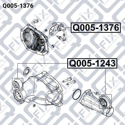 Сайлентблок Q-fix Q005-1376