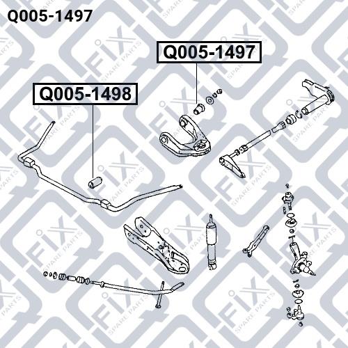 Сайлентблок Q-fix Q005-1497