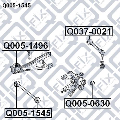 Сайлентблок заднего рычага Q-fix Q005-1545