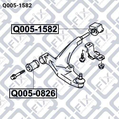 Сайлентблок Q-fix Q005-1582