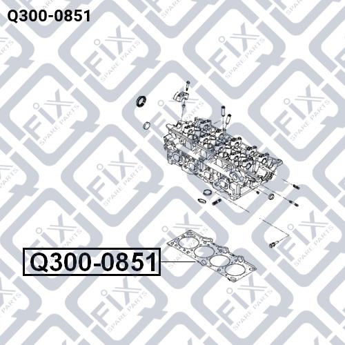 Прокладка ГБЦ Q-fix Q300-0851